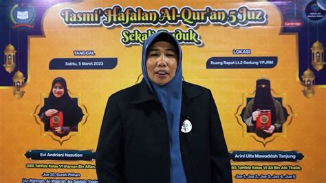 Tasmi Guru Hafalan Al Quran 5 Juz Sekali Duduk Ummi Evi Ummi