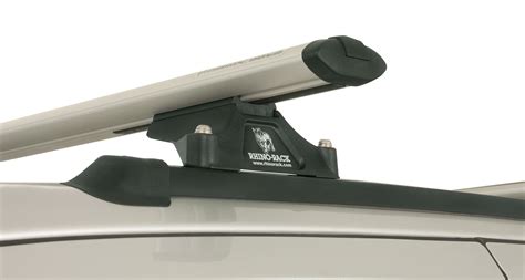 Rhino Rack Ja2678 Vortex Rltp Trackmount Silver 2 Bar Roof Rack For Nissan Navara 4dr Ute D40