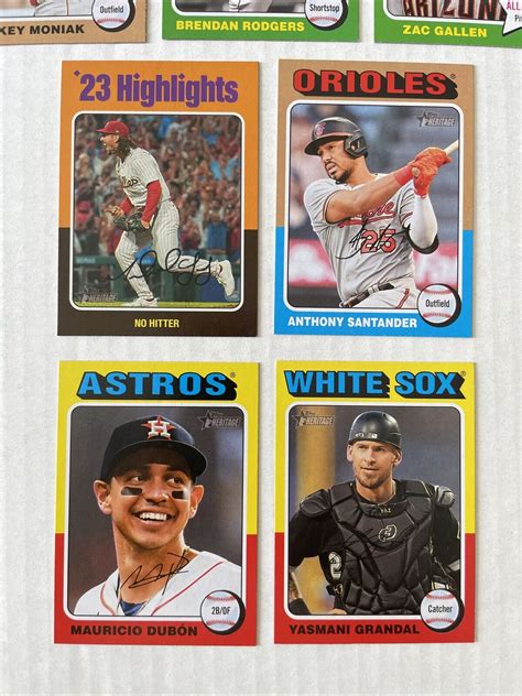 Topps Heritage Short Print Sp Lot Of Zac Gallen Yasmani Grandal