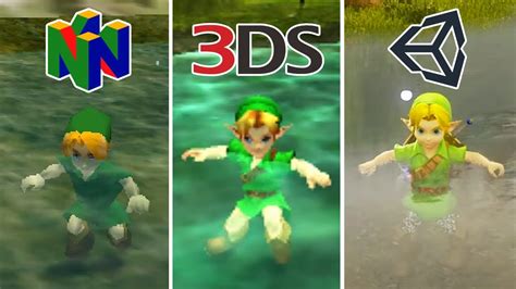 Zelda Ocarina Of Time 3ds Comparison