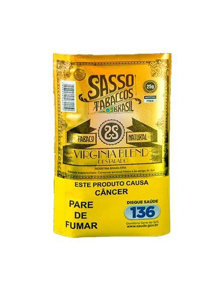 Tabaco Sasso Virginia Blend G Mudan Tabacaria