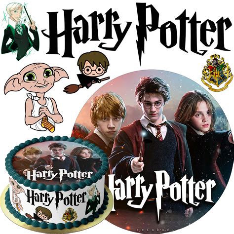 Zestaw Op Atek Na Tort Harry Potter Postaci Szt Gratis Tekst