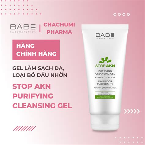S A R A M T Babe Stop Akn Purifying Cleansing Gel Cho Da D U M N
