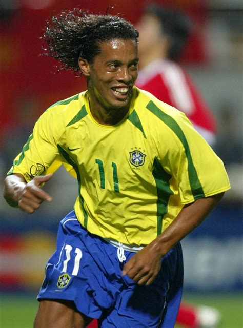 Ronaldinho's Brazil Signed Match Shirt, 2002 - CharityStars