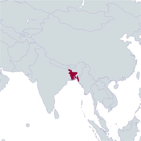 Bangladesh In World Map