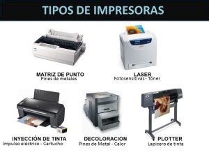 Tipos De Impresoras En Diciembre A Toner