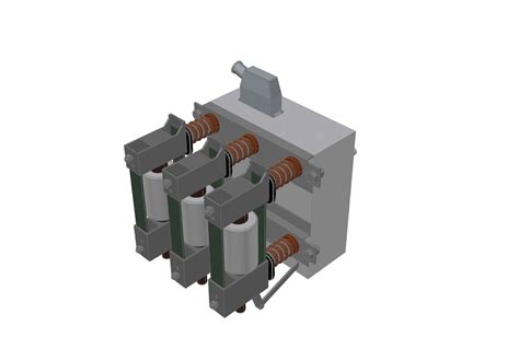 Vacuum Circuit Breaker Siemens 3ah5 Free 3d Model Dwg Ige Igs Iges