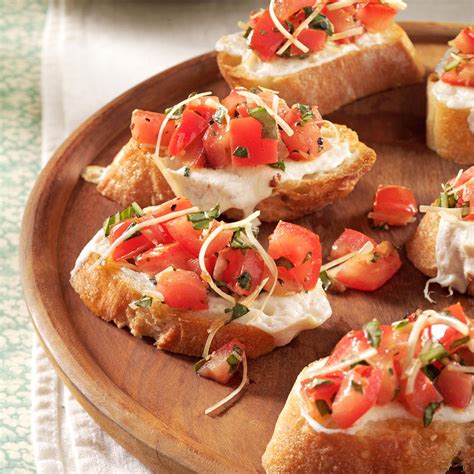 Fresh Tomato Bruschetta Recipe Taste Of Home