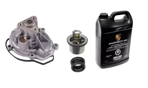 WASSERPUMPE THERMOSTAT ANSAUG SOCKEL KÜHLER SET für Porsche Cayenne GTS