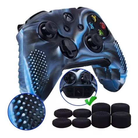 Funda Forro Protectora Control Xbox One S Y X Grips Altos Cuotas Sin