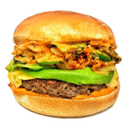 Korean Kimchi Burger