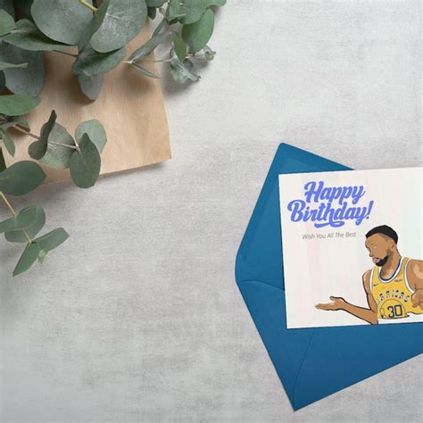 Steph Curry Birthday Card - Etsy