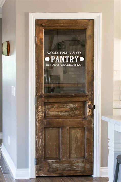 Pantry Door Decal Pantry Decal Kitchen Decal Pantry Decor | Etsy ...