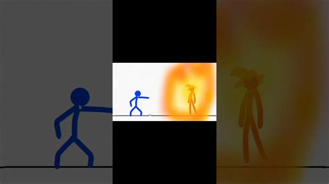 Stickman Transformed Into Super Saiyan Animation Shorts Youtube