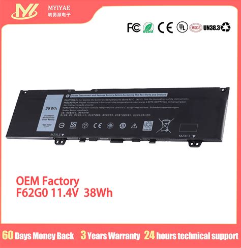 F62g0 Laptop Battery Lithium Ion Batteries F62g0 11 4v 38wh 3330mah For D Ell I Nspiron