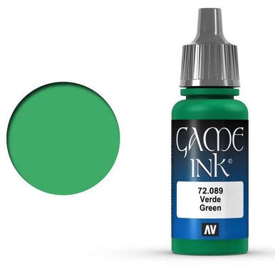Vallejo 17ml Game Color Ink Green - Wonderland Models | VAL72089 | £2.99