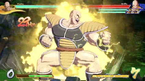 Dbfz S Nappa Sparkless Saibamen Loop Hits Solo Tod Youtube