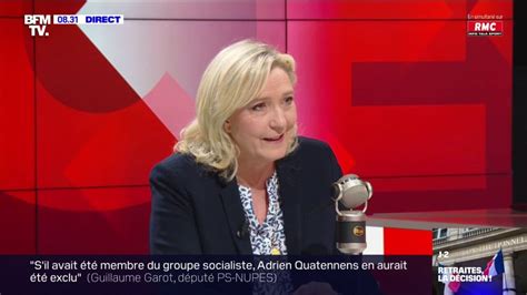 Marine Le Pen Accuse La Nupes Et Le Gouvernement D Tre Les