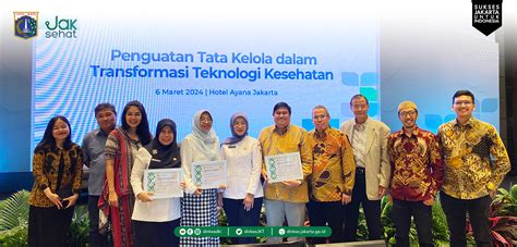 Dinas Kesehatan DKI Jakarta Meraih Penghargaan Dalam Penilaian Digital