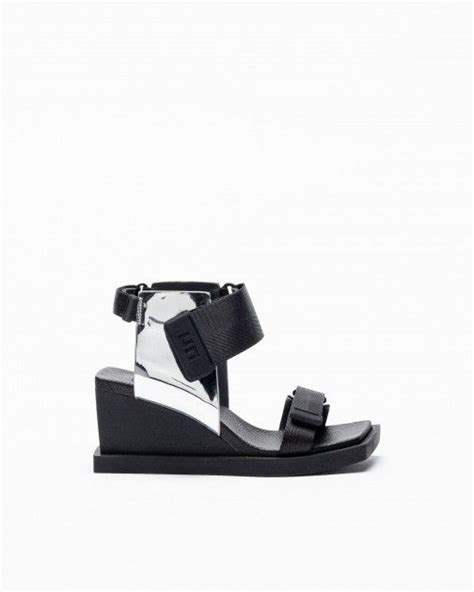 United Nude Ko Mid Black Wedge Sandals Komid Prof Online Store