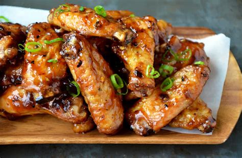 Crispy Baked Asian Chicken Wings Just A Taste