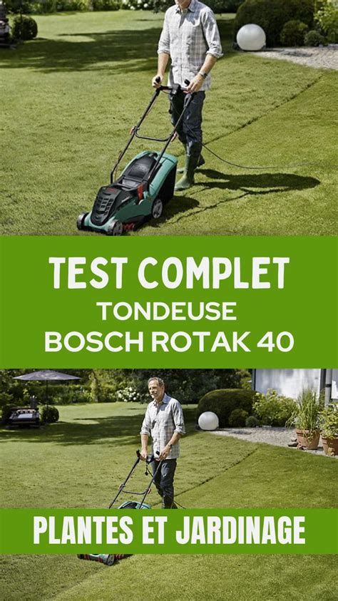 Avis Test Tondeuse Gazon Lectrique Bosch Rotak En