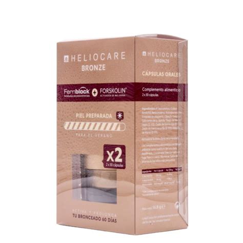 Heliocare Bronze C Psulas Oral C Psulas X Duplo Farmasoler