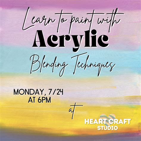 Learn to Paint with Acrylic - Blending Techniques — Heart Craft Studio