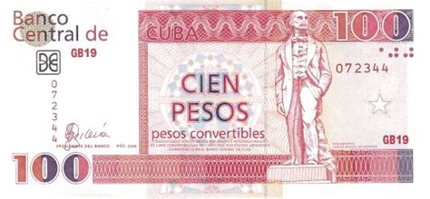 100 Pesos Convertibles Cuba Numista