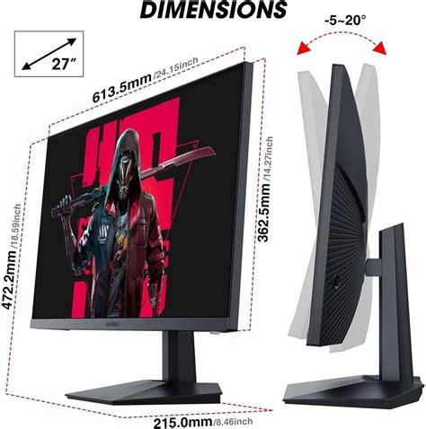 Koorui Gn Fhd Va Gaming Monitor Hz Refresh Rate Ms Response