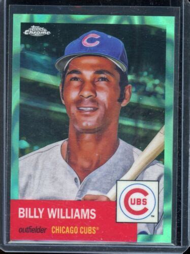 Topps Chrome Platinum Aqua Lava Refractor Billy Williams