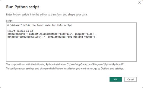 Excel Power Query Python