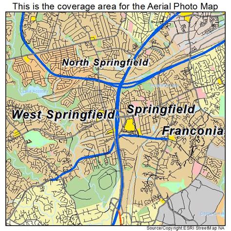 Springfield Virginia Map