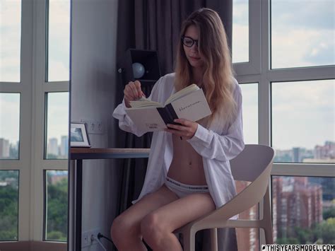 Mila Azul Reading With Mila Imperial Purple ThisYearsModel Nakety Milaazul Porn