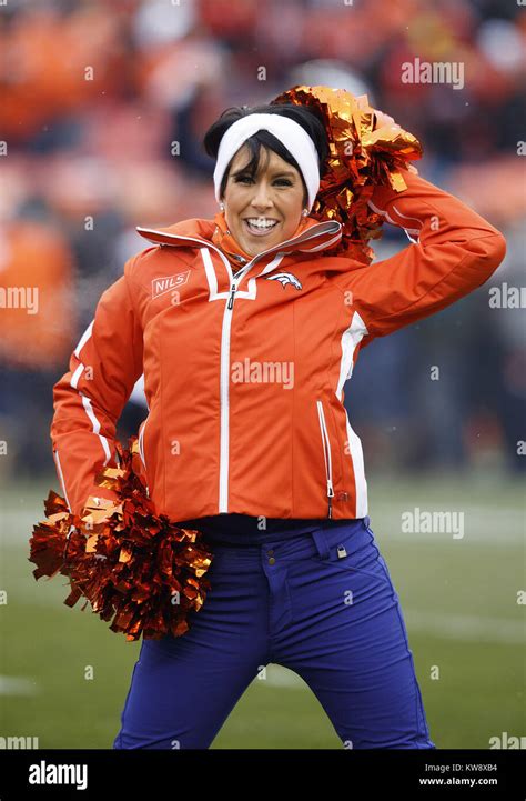 Denver Colorado Usa 31st Dec 2017 A Denver Broncos Cheerleader