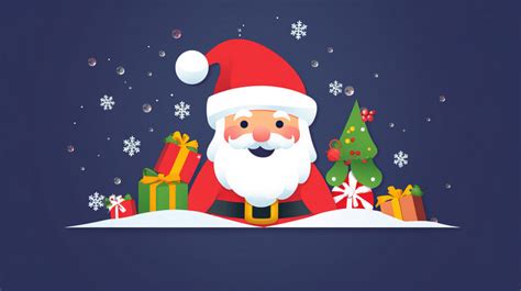 Christmas Santa Claus An Animated Is Near Presents Backgrounds | JPG ...