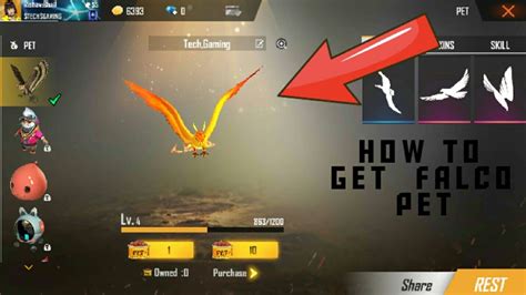 How To Get Falco Pet In Free Fire How To Get New Pet In Free Fire