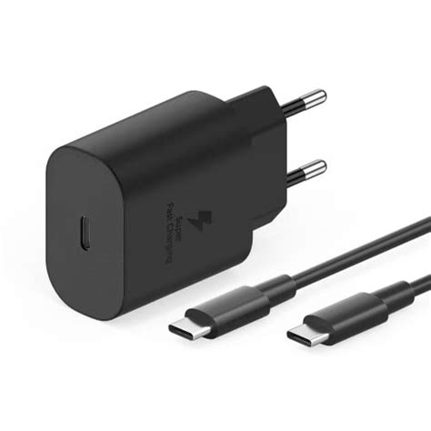 25w Chargeur Rapide Usb C Pour Samsung Galaxy A13 A53 5g A33 S21