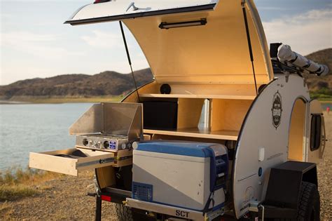 Tiny Yellow Teardrop: Off the Grid Rentals Rents Off-Road Teardrop Trailers