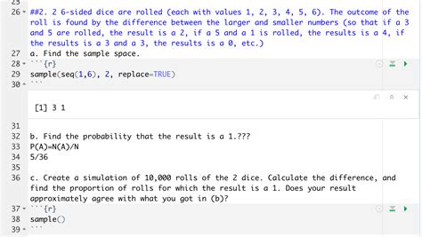 Solved 2 2 6 Sided Dice Are Rolled Each With Values