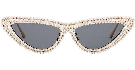 Dior Miss B1u Cat Eye Sunglasses In Blue Lyst