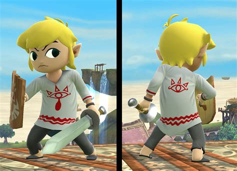 Outset Toon Link Super Smash Bros Wii U Mods