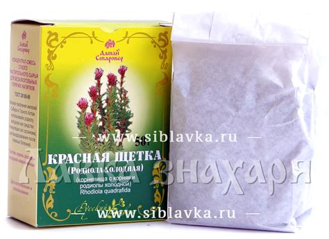 Красная щетка (родиола холодная), 50 гр · 50гр. · Алтай-Старовер ...