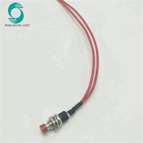 PBS-10B-2 Push Button Switch - 20cm Wire, 50000cycles