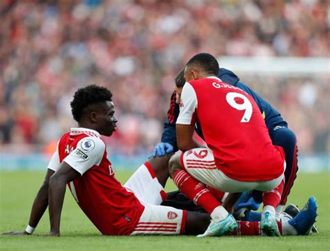 Bukayo Saka Injury Update After Injury V Nottingham Forest