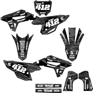 Amazon 2022 2023 CRF 250 R Apache Grey Senge Graphics Complete