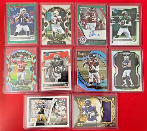 NFL FOOTBALL Hot Packs 20 Cards 7 Rookies Look 4 Autos Mem 1/1 - Etsy