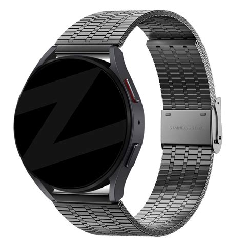 Amazfit GTS 2 Verstelbare Stalen Band Zwart Smartwatchbanden Nl