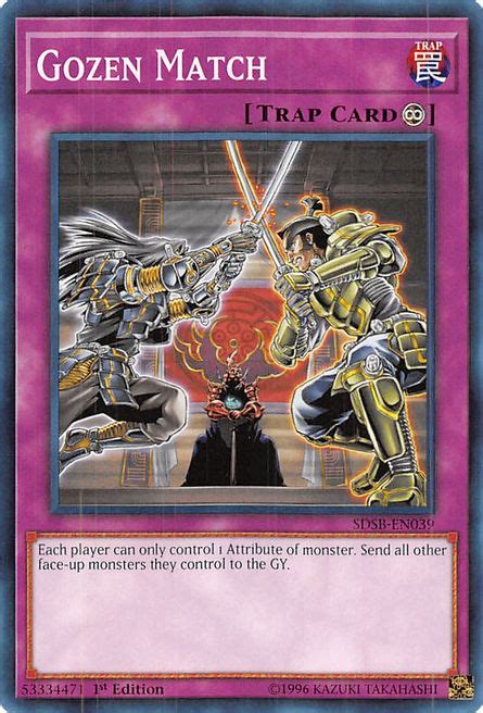 Gozen Match Structure Deck Soulburner YuGiOh