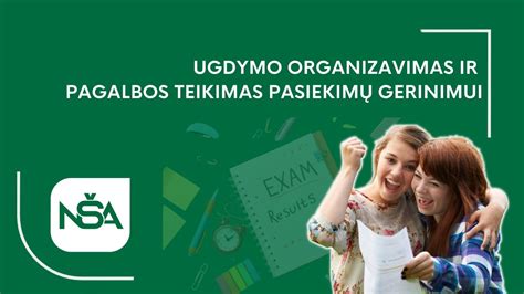 Ugdymo organizavimas ir pagalbos teikimas pasiekimų gerinimui I YouTube